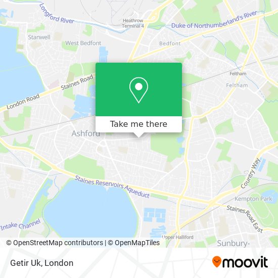Getir Uk map