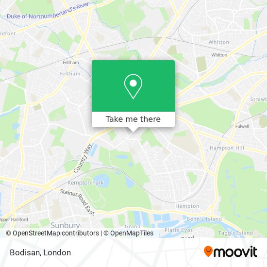 Bodisan map