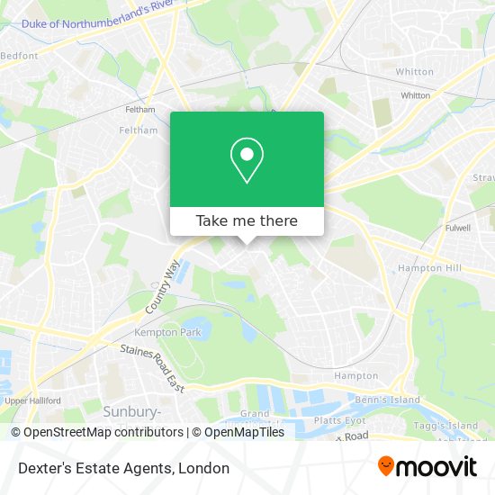 Dexter's Estate Agents map