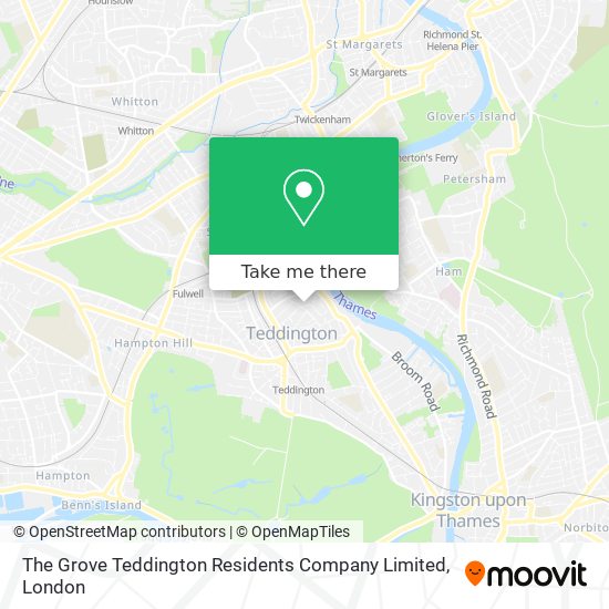The Grove Teddington Residents Company Limited map
