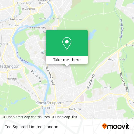 Tea Squared Limited map