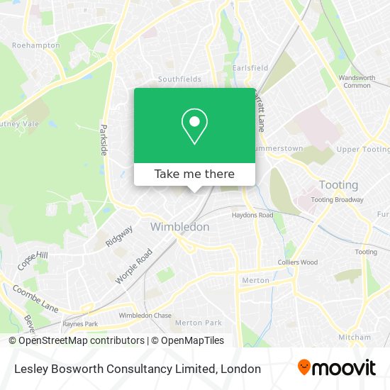 Lesley Bosworth Consultancy Limited map
