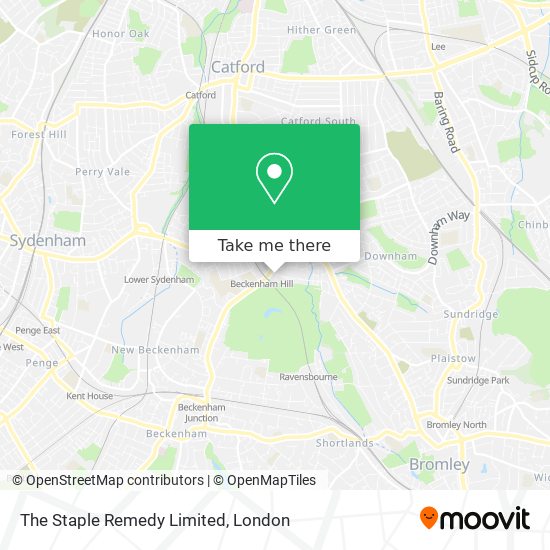 The Staple Remedy Limited map