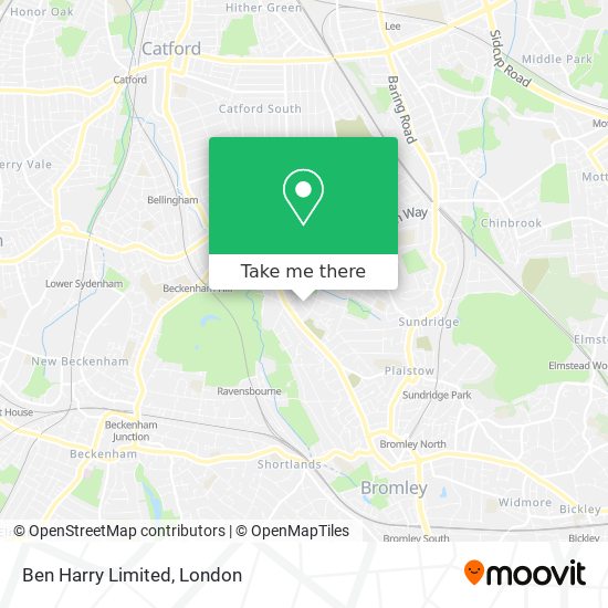 Ben Harry Limited map