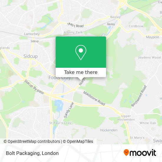 Bolt Packaging map