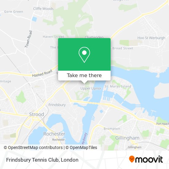 Frindsbury Tennis Club map