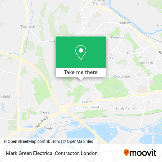 Mark Green Electrical Contractor map