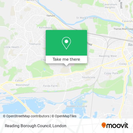 Reading Borough Council map