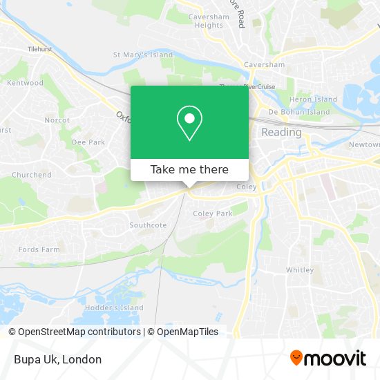 Bupa Uk map