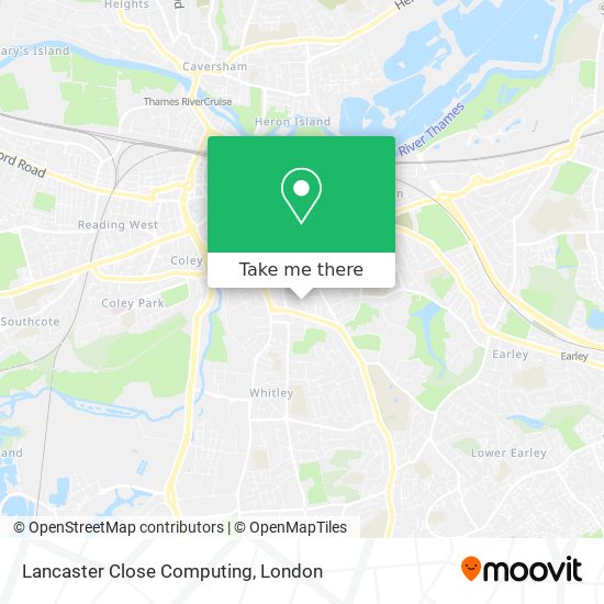 Lancaster Close Computing map