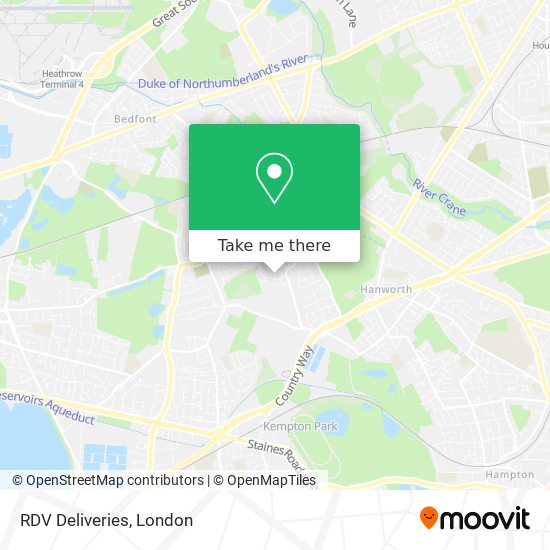 RDV Deliveries map