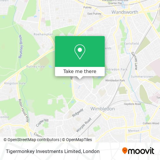 Tigermonkey Investments Limited map