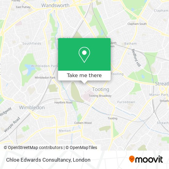 Chloe Edwards Consultancy map