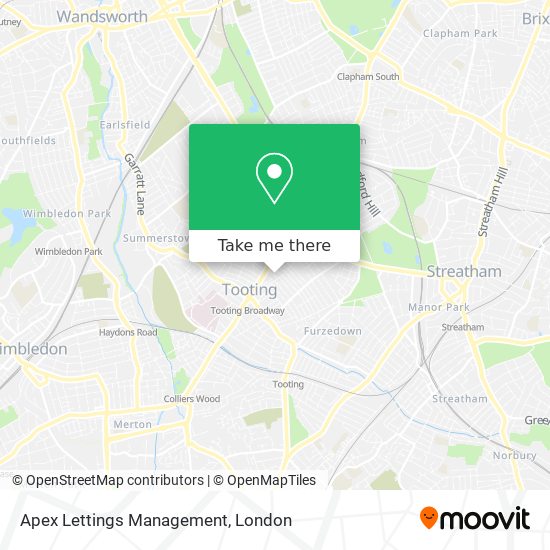 Apex Lettings Management map