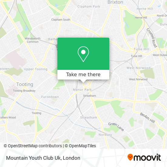 Mountain Youth Club Uk map