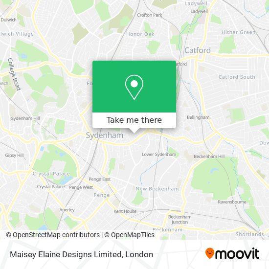 Maisey Elaine Designs Limited map