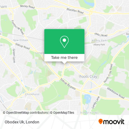 Obodex Uk map