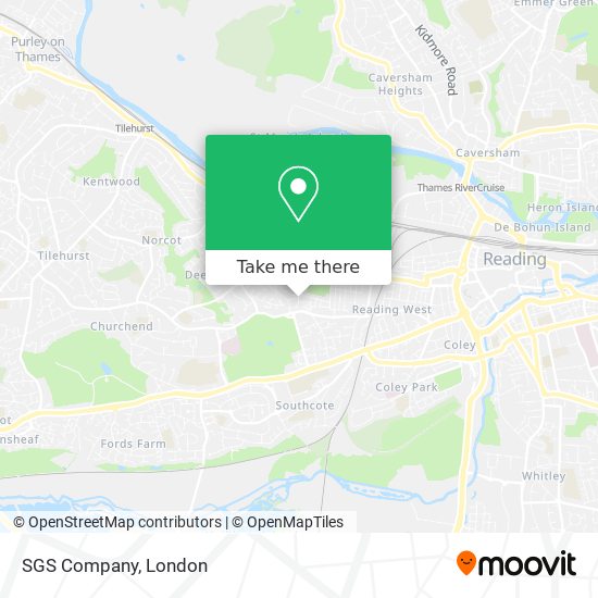 SGS Company map