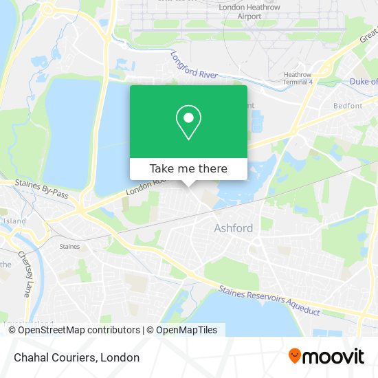 Chahal Couriers map