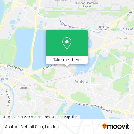 Ashford Netball Club map