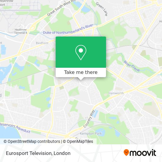 Eurosport Television map