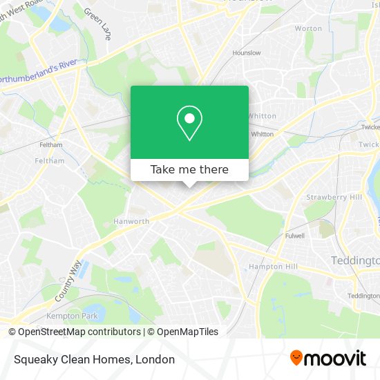 Squeaky Clean Homes map