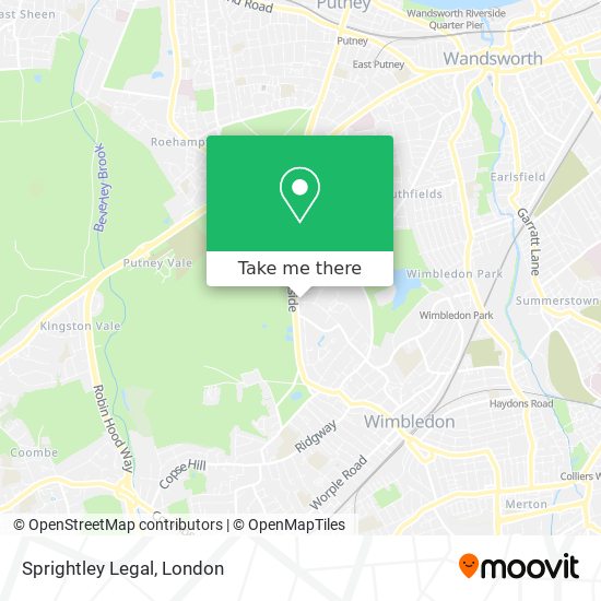 Sprightley Legal map
