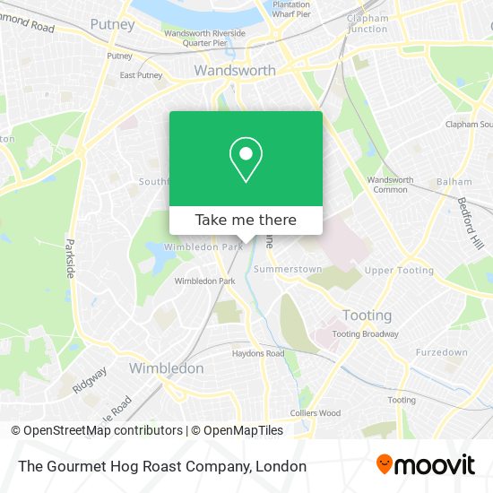 The Gourmet Hog Roast Company map