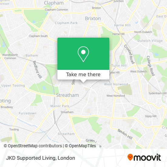 JKD Supported Living map