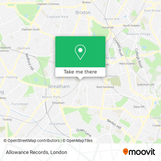 Allowance Records map