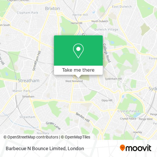 Barbecue N Bounce Limited map