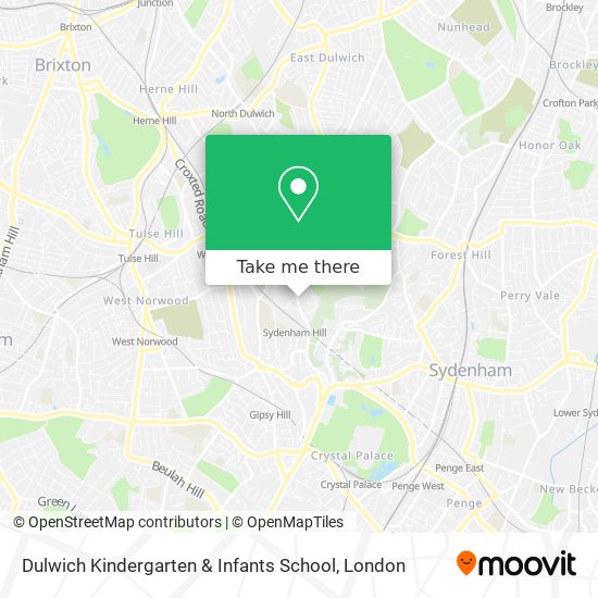 Dulwich Kindergarten & Infants School map