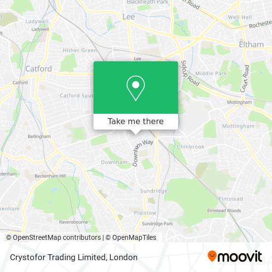 Crystofor Trading Limited map