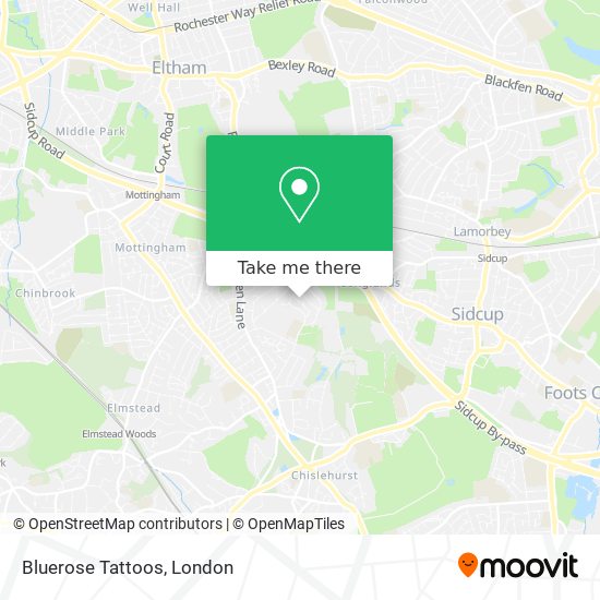 Bluerose Tattoos map