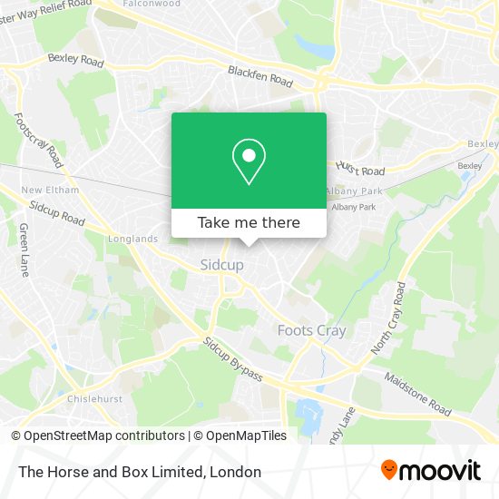 The Horse and Box Limited map
