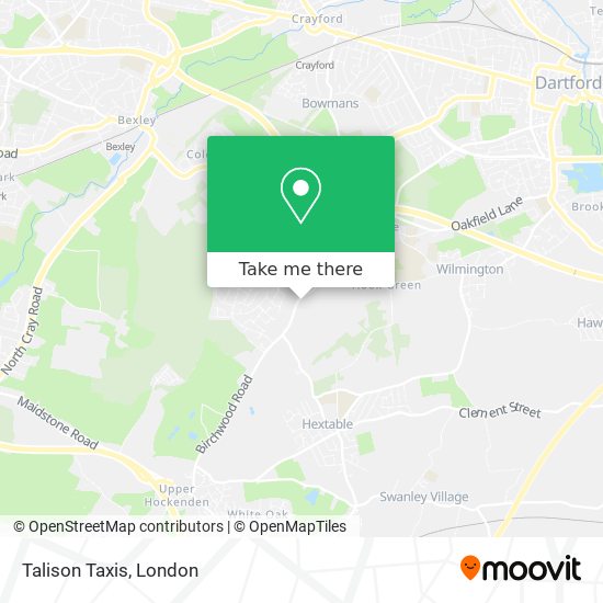 Talison Taxis map