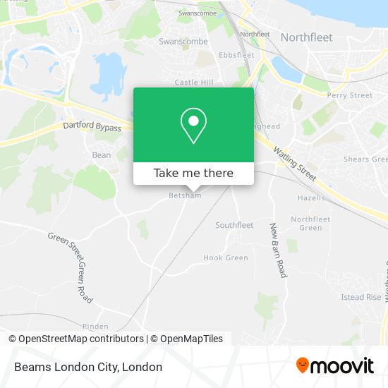 Beams London City map