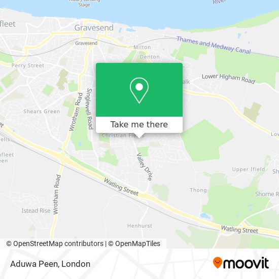 Aduwa Peen map