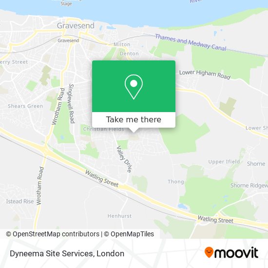 Dyneema Site Services map