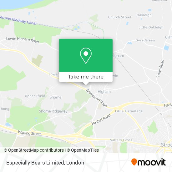 Especially Bears Limited map