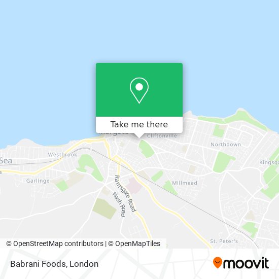 Babrani Foods map