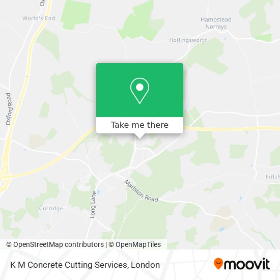 K M Concrete Cutting Services map