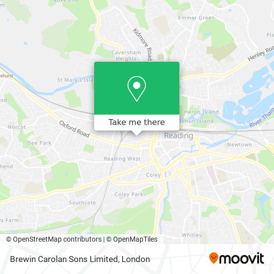 Brewin Carolan Sons Limited map