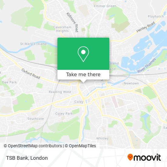 TSB Bank map