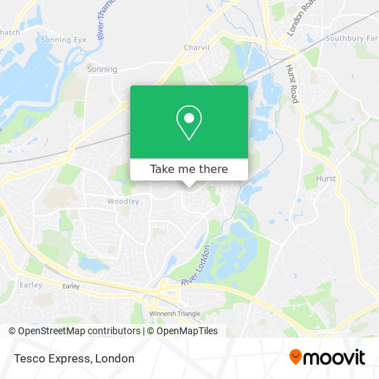 Tesco Express map
