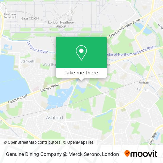 Genuine Dining Company @ Merck Serono map