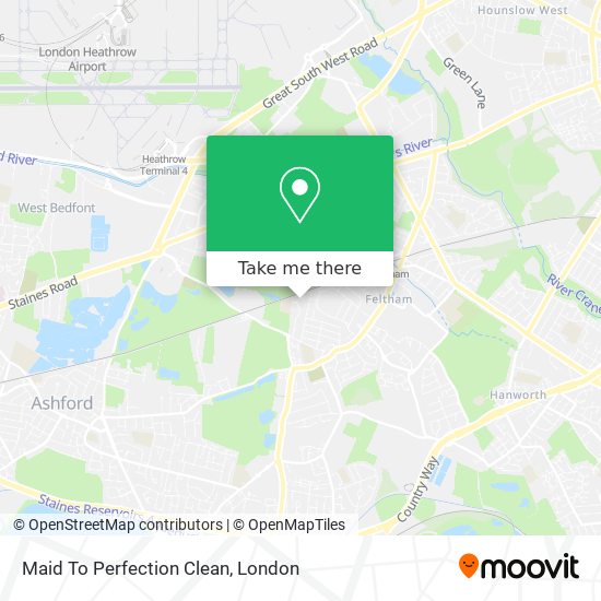 Maid To Perfection Clean map