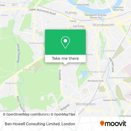 Ben Howell Consulting Limited map