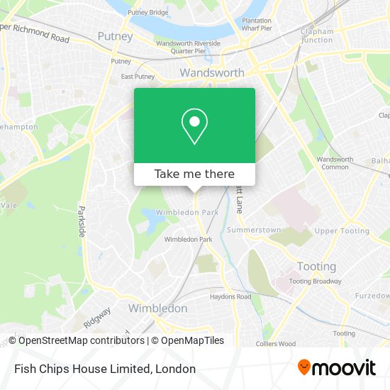 Fish Chips House Limited map