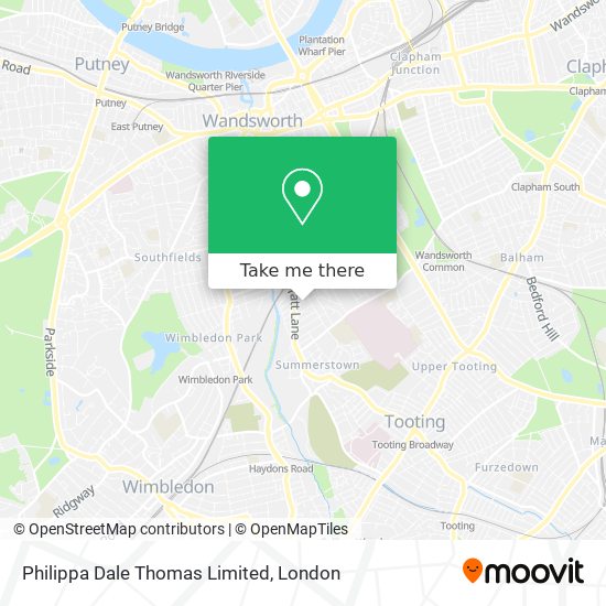 Philippa Dale Thomas Limited map
